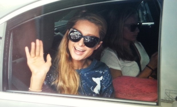 Paris Hilton przyleciała do Łodzi