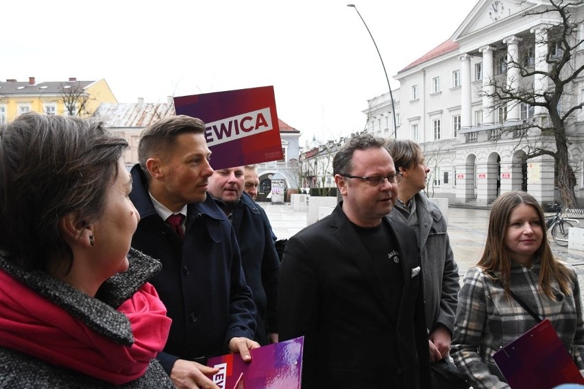Andrzej Szejna, szef Nowej Lewicy rozpoczął w Kielcach kampanię prezydencką Roberta Biedronia (WIDEO, zdjęcia)