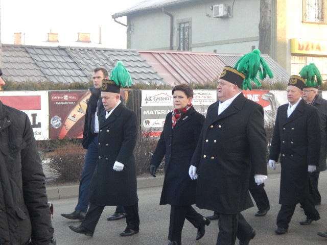 Ekolodzy napisali otwarty list do wicepremier Beaty Szydło. Na  zdj. ze Zdzisławem Filipem, prezesem Taurona podczas Barbórki