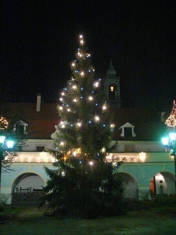 Ubiegłoroczna choinka w Rynku.