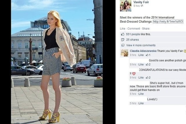 Claudia Adaszewska (fot. screen z Facebook.com)