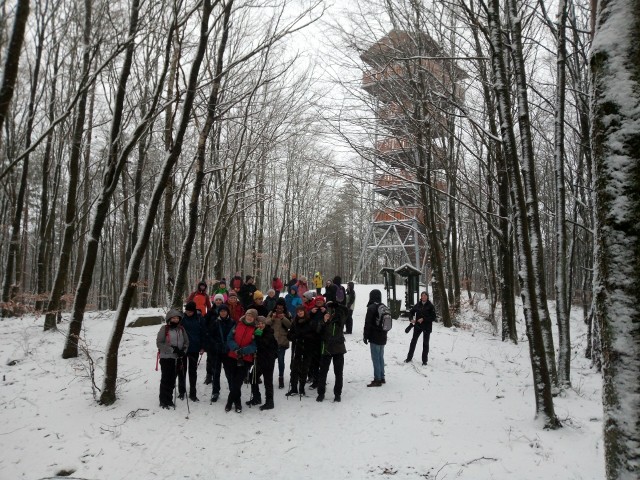 Uczestnicy 19. rajdu krajoznawczego "Zima w Borach Tucholskich - Kaszubskie Uroczyska", który odbył się 13 stycznia, przeszli ok. 18 kilometrów.