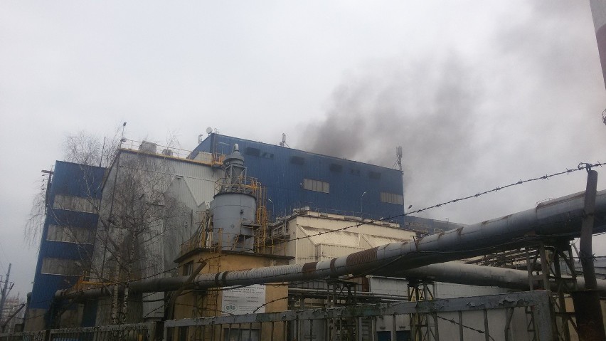 Jastrzębie-Zdrój: Pożar w EC Zofiówka obok kopalni