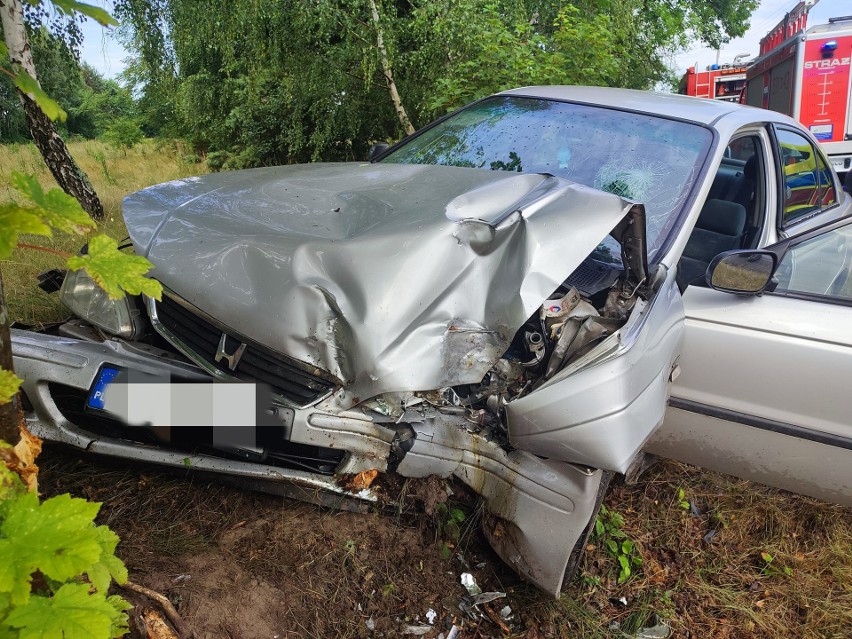 Wypadek między Starym Bosewem a Chrzczanką Włościańską w pow. wyszkowskim, 6.07.2022