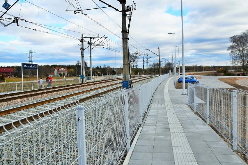 Z Wiernej Rzeki koleją wygodniej do Kielc i Częstochowy. Są wyższe perony i pochylnie, nowe wiaty i ławki, energooszczędne oświetlenie 