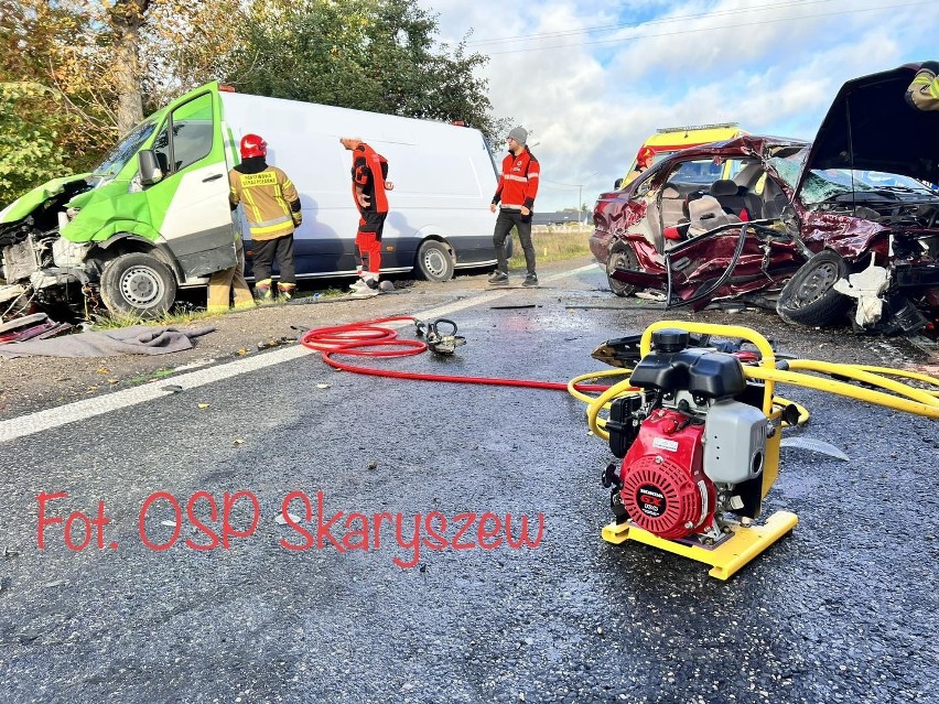 W środę doszło do wypadku drogowego dwóch samochodów w...