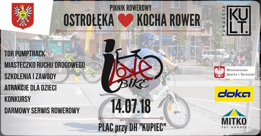 Piknik Rowerowy "Ostrołęka kocha rower" już wkrótce: będą tor, miasteczka, pokazy