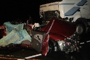 Pięć osób zginęło w tragicznym wypadku na trasie krajowej numer 7 koło Szydłowca (więcej informacji, zdjęcia - uwaga, są drastyczne!)