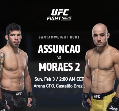 UFC Fight Night odbędzie się 3 lutego w brazylijskiej Fortalezie. Sprawdź, gdzie oglądać galę UFC Fight Night 2019.