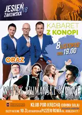Koncert Wojciecha Szumańskiego z zespołem MINT i Kabaret z Konopi w klubie Pod Krechą w Kielcach. Już 8 listopada