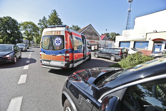 Na miejscu zjawiła się karetka pogotowia ratunkowego