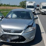 Wypadek na A4. Zderzenie czterech pojazdów. Występują duże utrudnienia w ruchu, autostrada mocno się korkuje