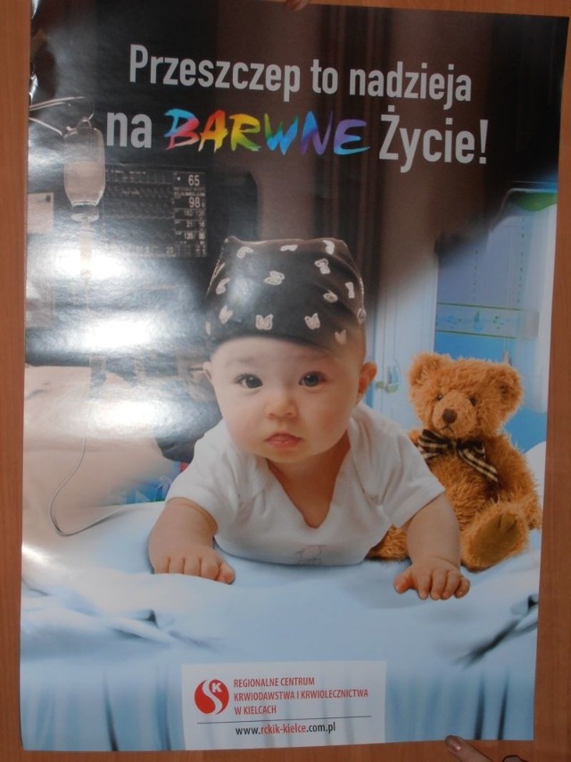 RCKiK przygotowało broszurę zatytułowaną: "ABC przeszczepiania szpiku&#8221; przygotowaną przez Ośrodek Dawców Szpiku w Kielcach.