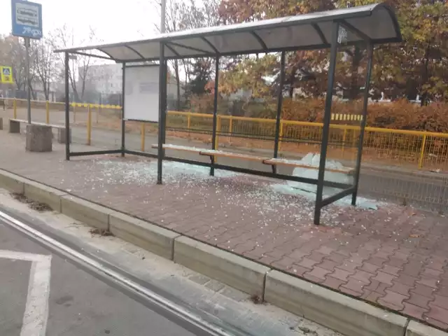 W Częstochowie zniszczone zostały wiaty przystankowe. Sprawcy są poszukiwani przez policję