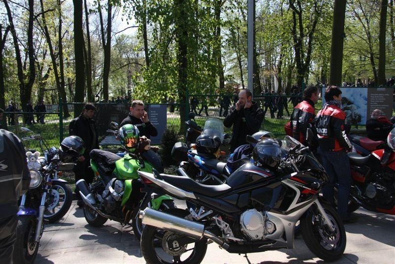 Opolanie na zlocie motocykli w Czestochowie.