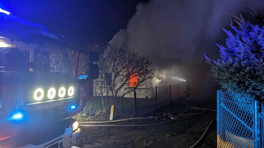 W pożarze domu zginęła jedna osoba