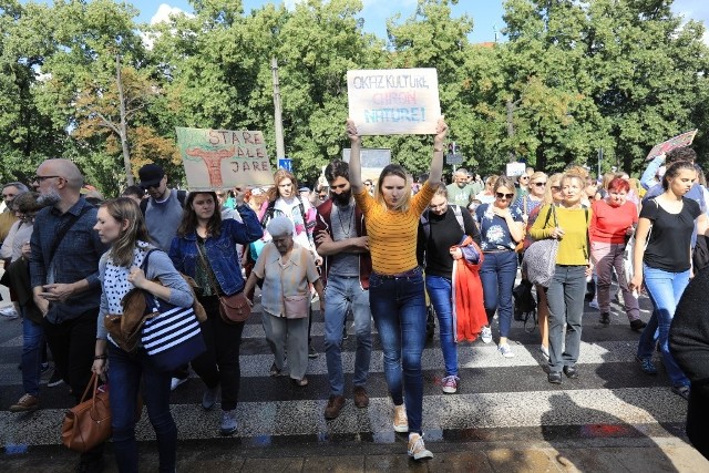 W piątek 5 lipca w Toruniu zorganizowano kolejny protest przeciw wycince drzew
