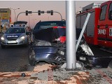 Groźny wypadek na skrzyżowaniu w Krośnie