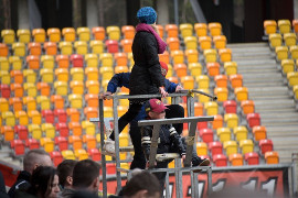 Stadion miejski. Święcenie pokarmów Wielkanoc 2016
