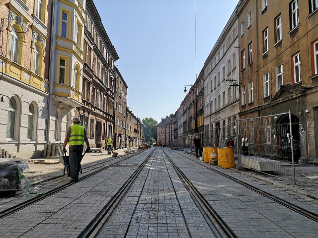 Tramwaje nie jeżdżą w Bytomiu ulicą Katowicką od września ubiegłego roku.