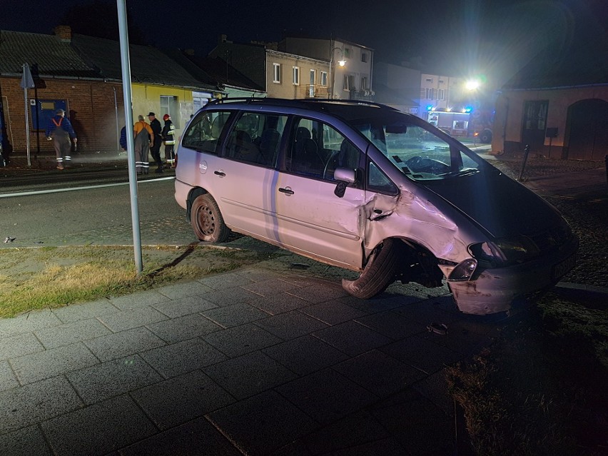 Wypadek przy ulicy Żeromskiego w Skaryszewie.