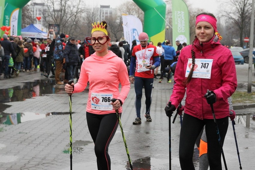 Bieg Walentynkowy 2017 w Dąbrowie Górniczej