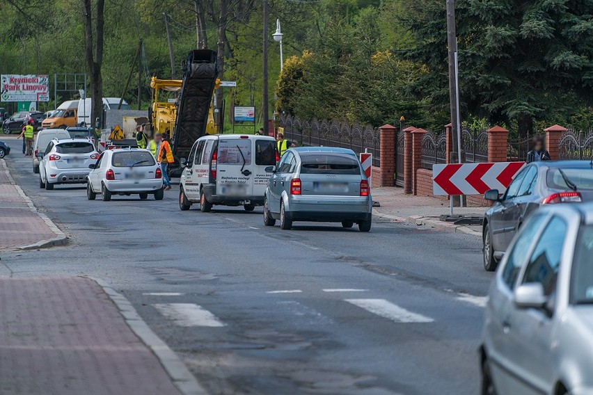 Krynica - Zdrój. Ruszył remont ulicy Kraszewskiego