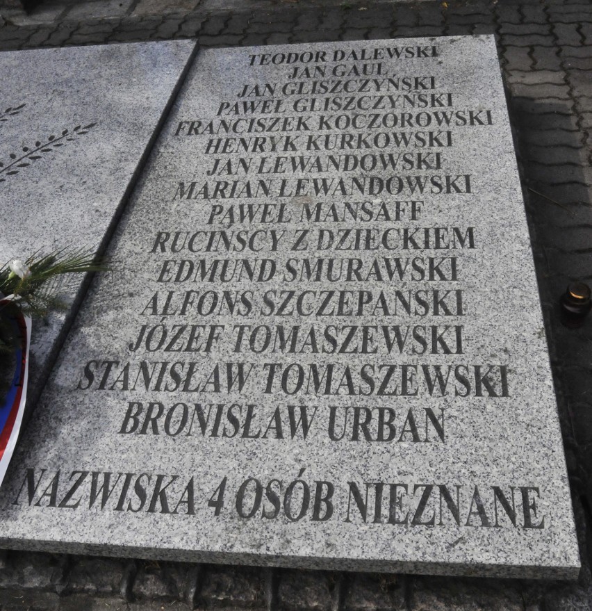 Nie wszystkie nazwiska 21 ofiar hitlerowców były znane....