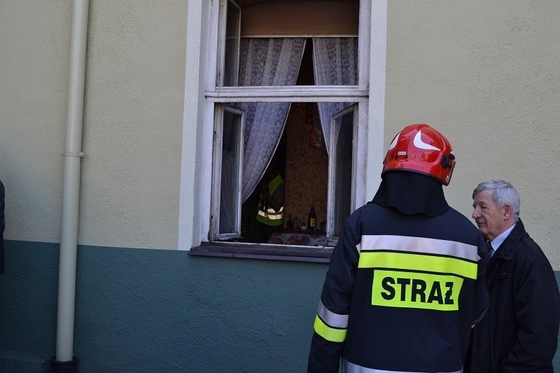 Pożar na Katedralnej w Częstochowie