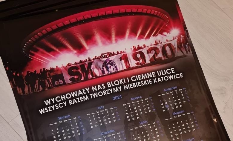 Kalendarz katowickiego fanklubu Ruchu Chorzów....