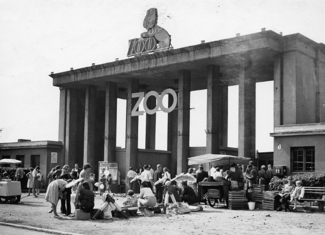 Brama zoo około 1961 roku.