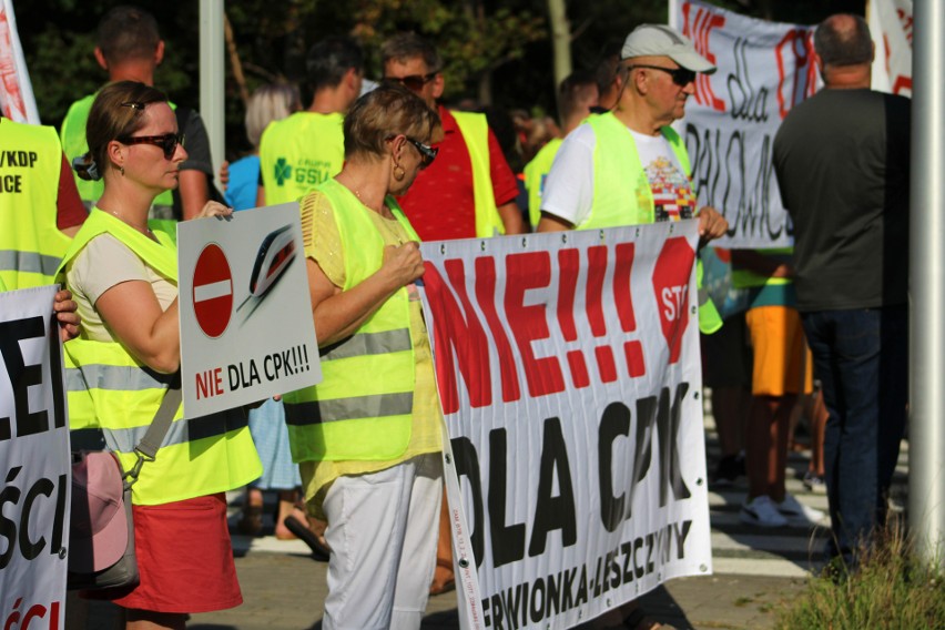 Protest na "Wiślance" trwał dokładnie godzinę.