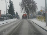 Zima na drogach - godz. 14.45 (zdjęcia) 