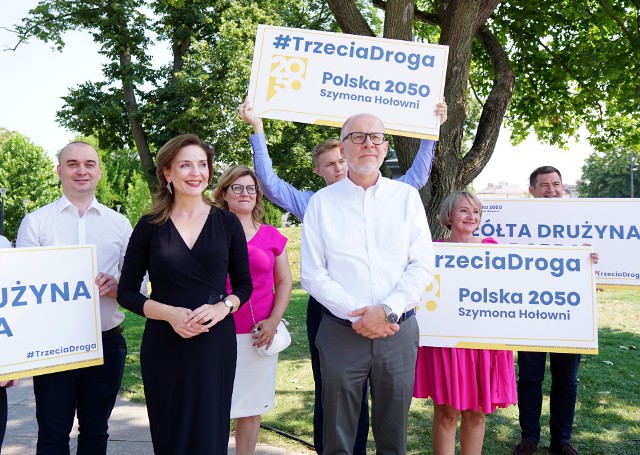 Konferencja prasowa  Jacka Treli, kandydata na senatora z ramienia "Polska 2050".