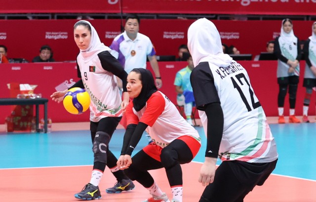 Siatkarska reprezentacja Afganistanu kobiet podczas Igrzysk Azjatyckich