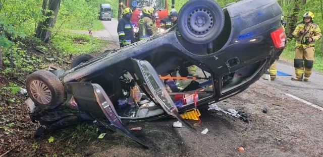 Wypadek w gminie Kolbudy. Osoba poszkodowana trafiła do szpitala