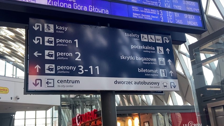 Korzystających z poznańskiego dworca czekają zmiany. Perony...