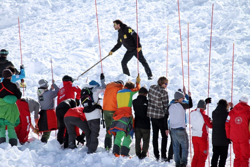 Akcja ratunkowa w Tignes