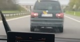 Rzucał bananami i groził widelcem! Kuriozalna sytuacja na autostradzie A4 między Opolem a Wrocławiem [FILM]