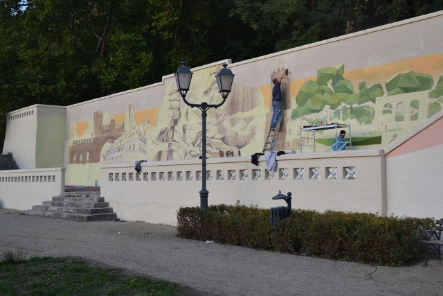 W Gubinie powstało już kilka kolorowych murali.