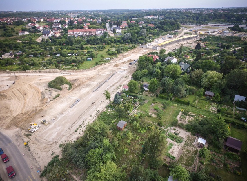 Przedłużenie Bohaterów Monte Cassino w Lublinie. Z wizytą na wielkim placu budowy (ZDJĘCIA Z DRONA) 