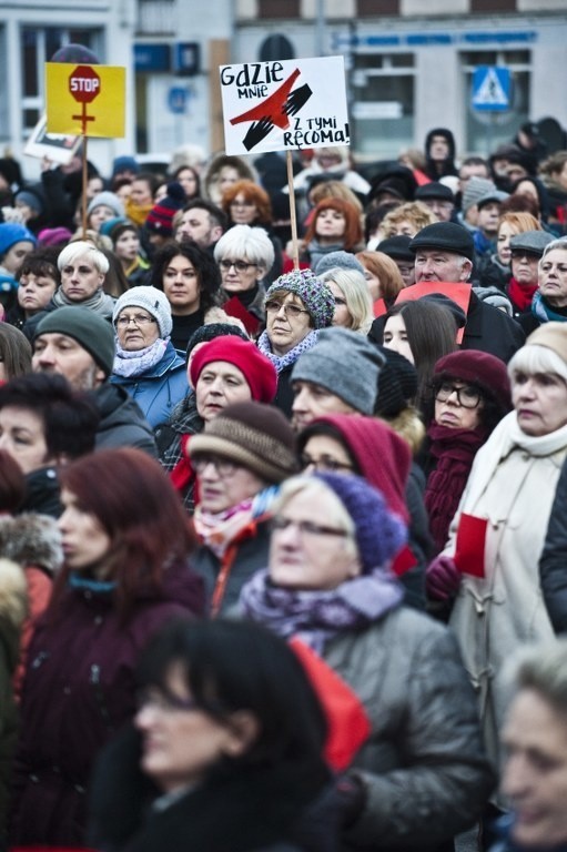 Strajk Kobiet w Koszalinie [zdjęcia, wideo]