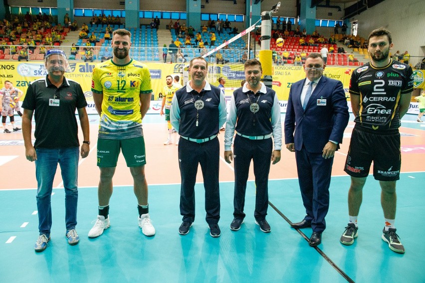 PlusLiga. Siatkarze Cerrad Enei Czarnych Radom przegrali z Aluronem CMC Warta w Zawierciu [ZDJĘCIA]