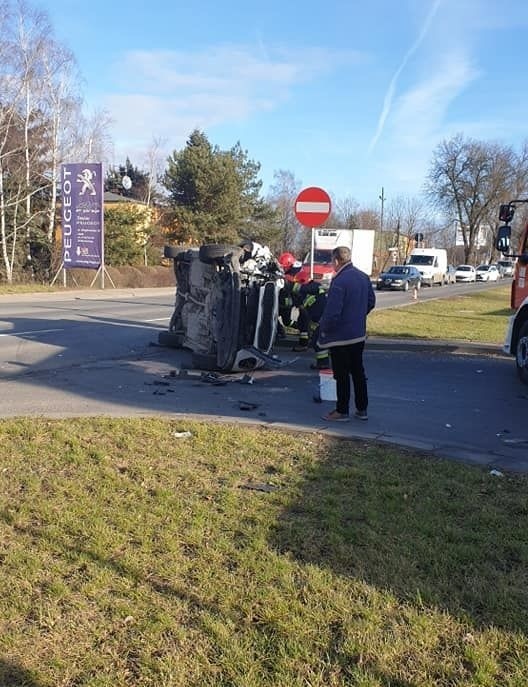 Dwa groźne wypadki dziś w Łodzi....