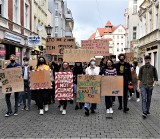 Strajk klimatyczny w Zielonej Górze. Młodzi mają dość bezczynności w sprawach ekologii. Apelują: Przestańcie mi planetę prześladować!