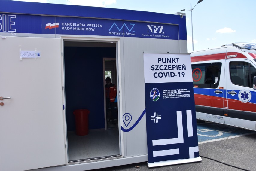 Mobilny punkt szczepień w Myszkowie