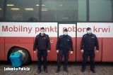 Policjanci z Gubina ratują życia. Tym razem nie podczas interwencji. Wzięli udział w zbiórce krwi, gdy krwiobus zawitał do Gubina