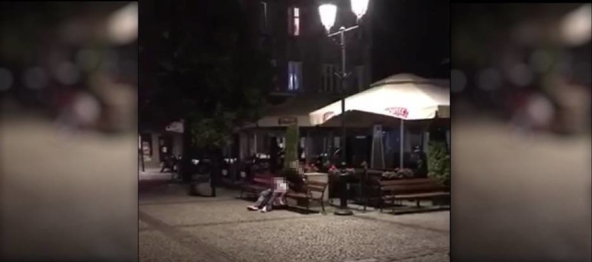 Seks na rynku w Kościerzynie. Policja przesłuchała 36-latka, który nie przyznaje się do winy