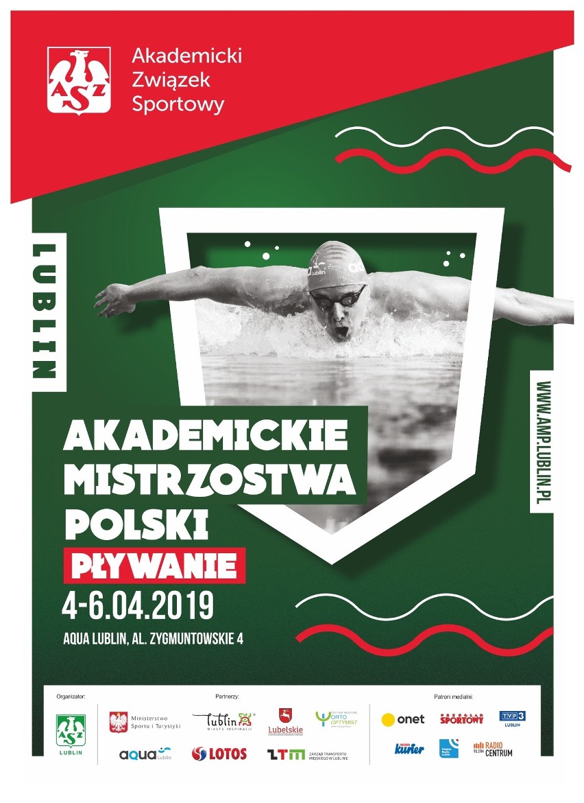 Na Aqua Lublin studenci walczą o medale Akademickich Mistrzostw Polski w pływaniu