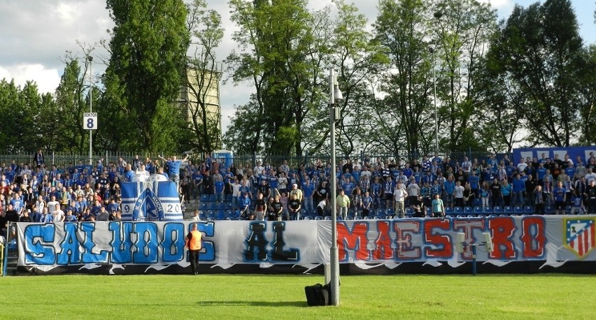 Kibice na meczu Ruch Chorzów - Wisła Kraków 2:2